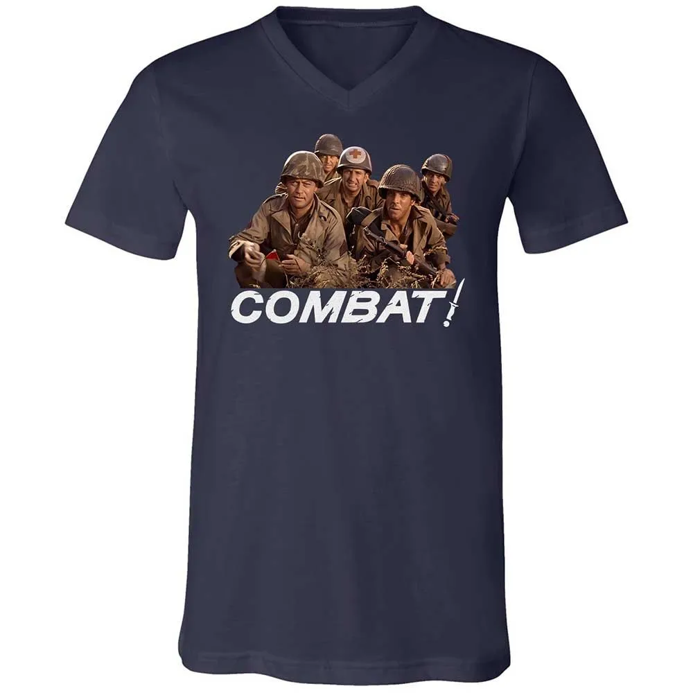 Unisex V-Neck T-Shirt - FF5MBPQC - Navy - 2