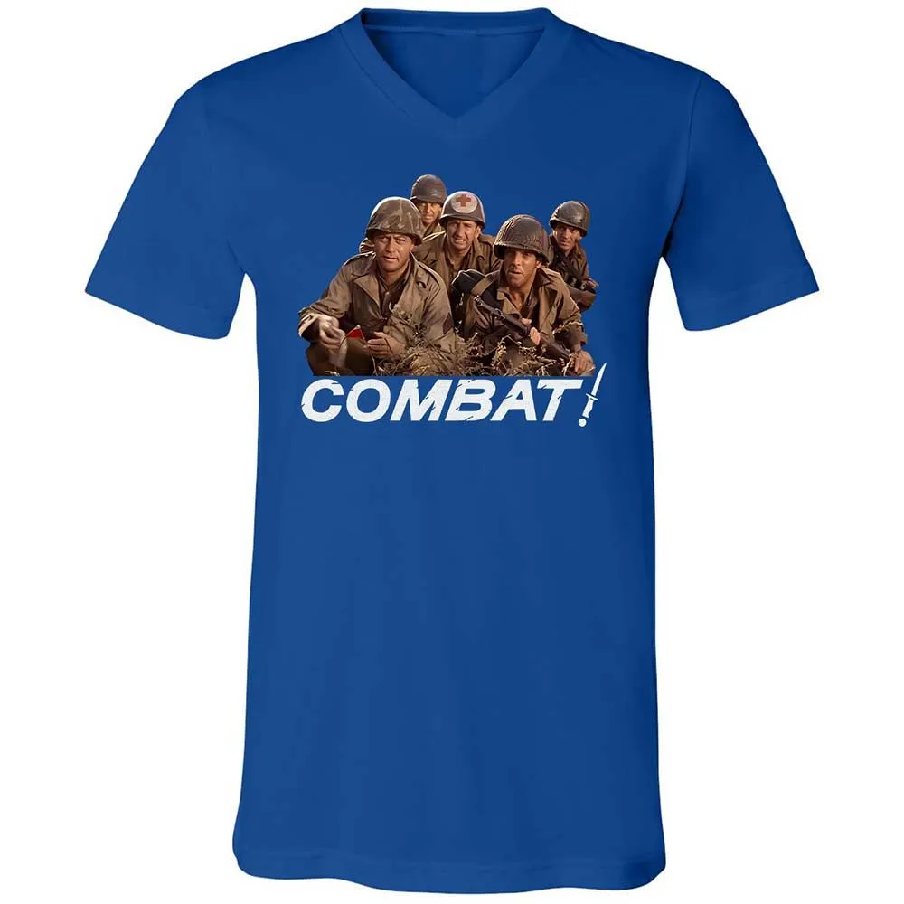 Unisex V-Neck T-Shirt - FF5MBPQC - True Royal - 4
