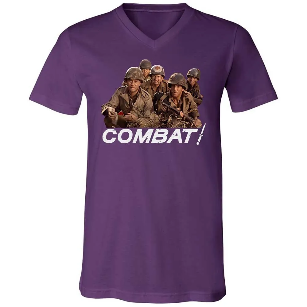 Unisex V-Neck T-Shirt - FF5MBPQC - Team Purple - 10