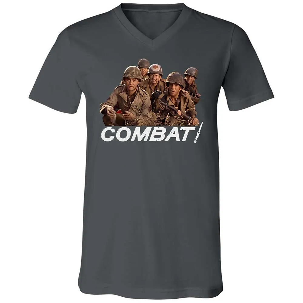 Unisex V-Neck T-Shirt - FF5MBPQC - Asphalt - 13
