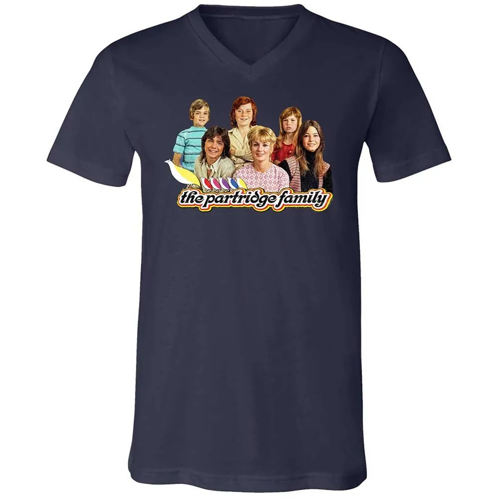 Unisex V-Neck T-Shirt - DT9ME8YH - Navy - 2