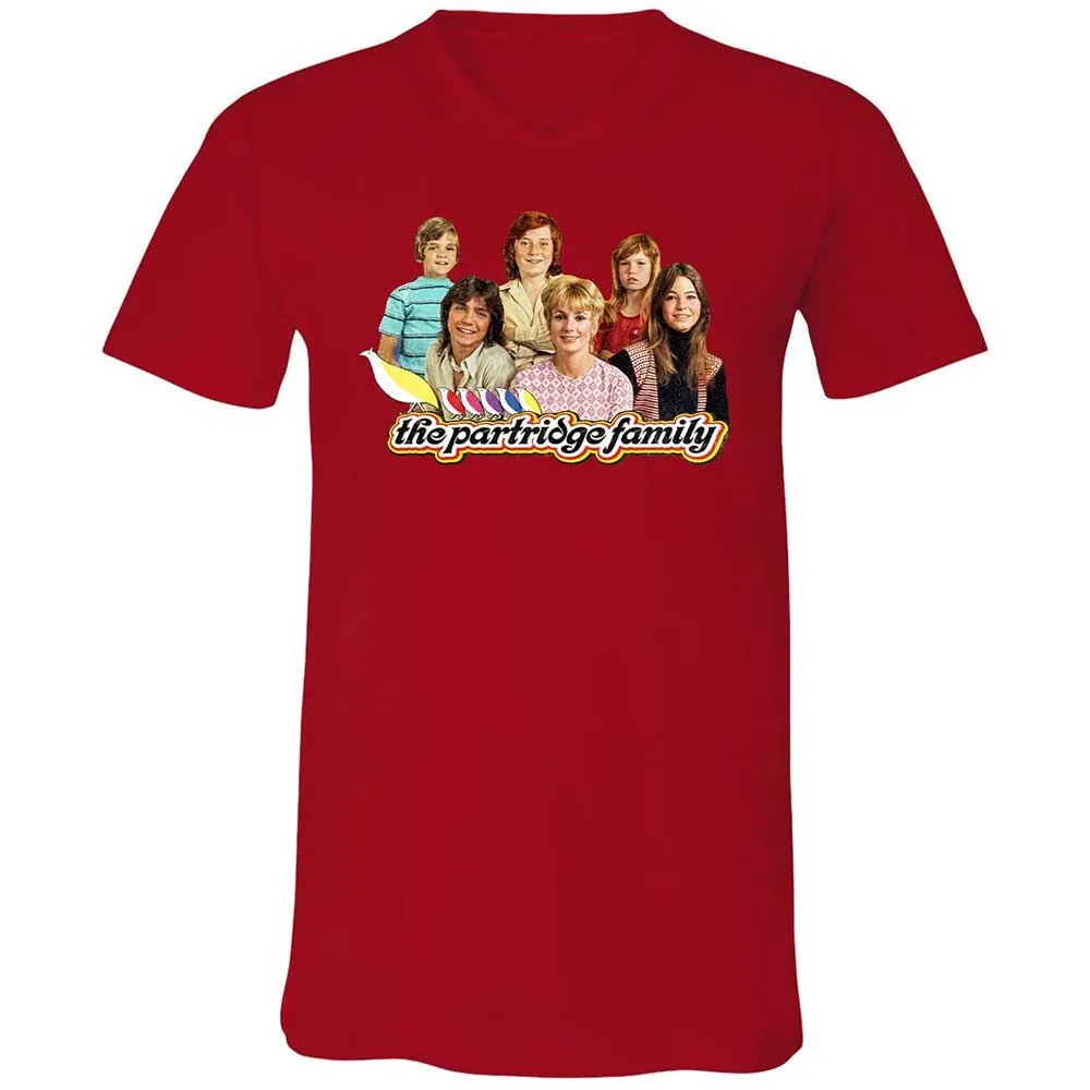 Unisex V-Neck T-Shirt - DT9ME8YH - Red - 6