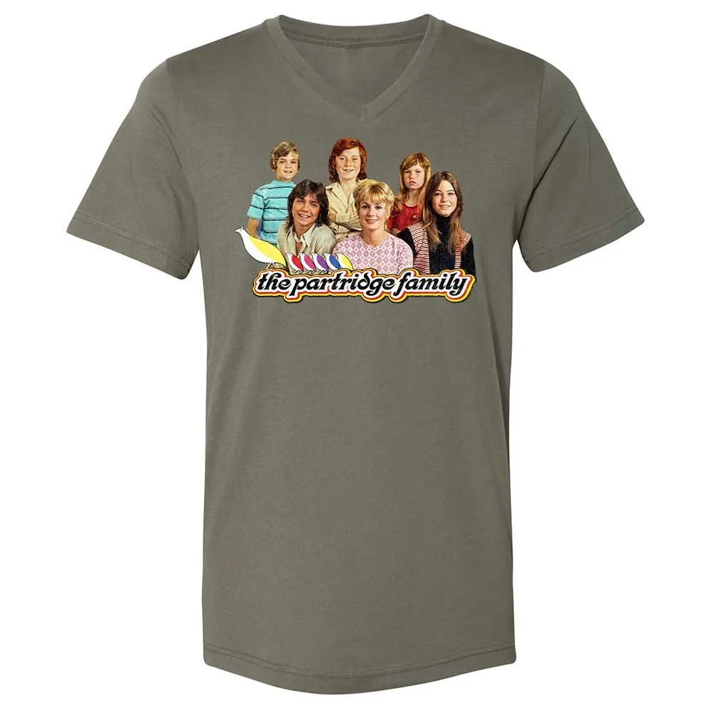 Unisex V-Neck T-Shirt - DT9ME8YH - Military Green - 11