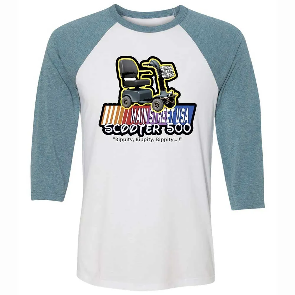 Unisex 3/4 Baseball Tee - 2NSK57L4 - White/Denim - 3