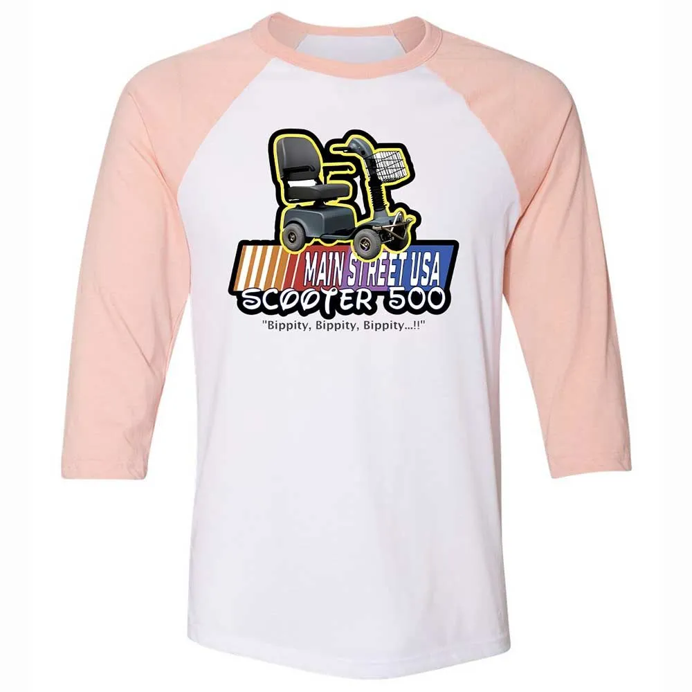 Unisex 3/4 Baseball Tee - 2NSK57L4 - White/Heather Peach - 5