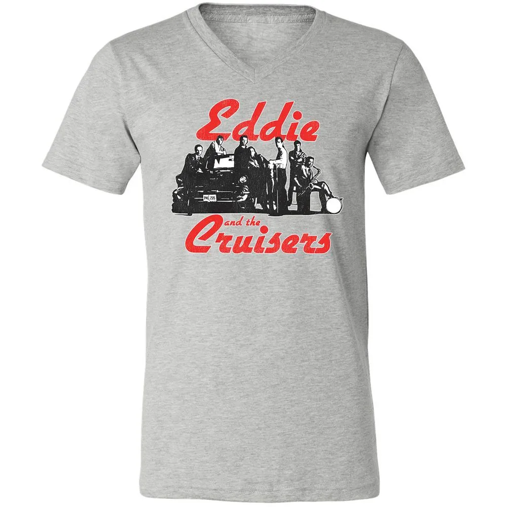 Unisex V-Neck T-Shirt - 3EGSKNKS - Athletic Heather - 2