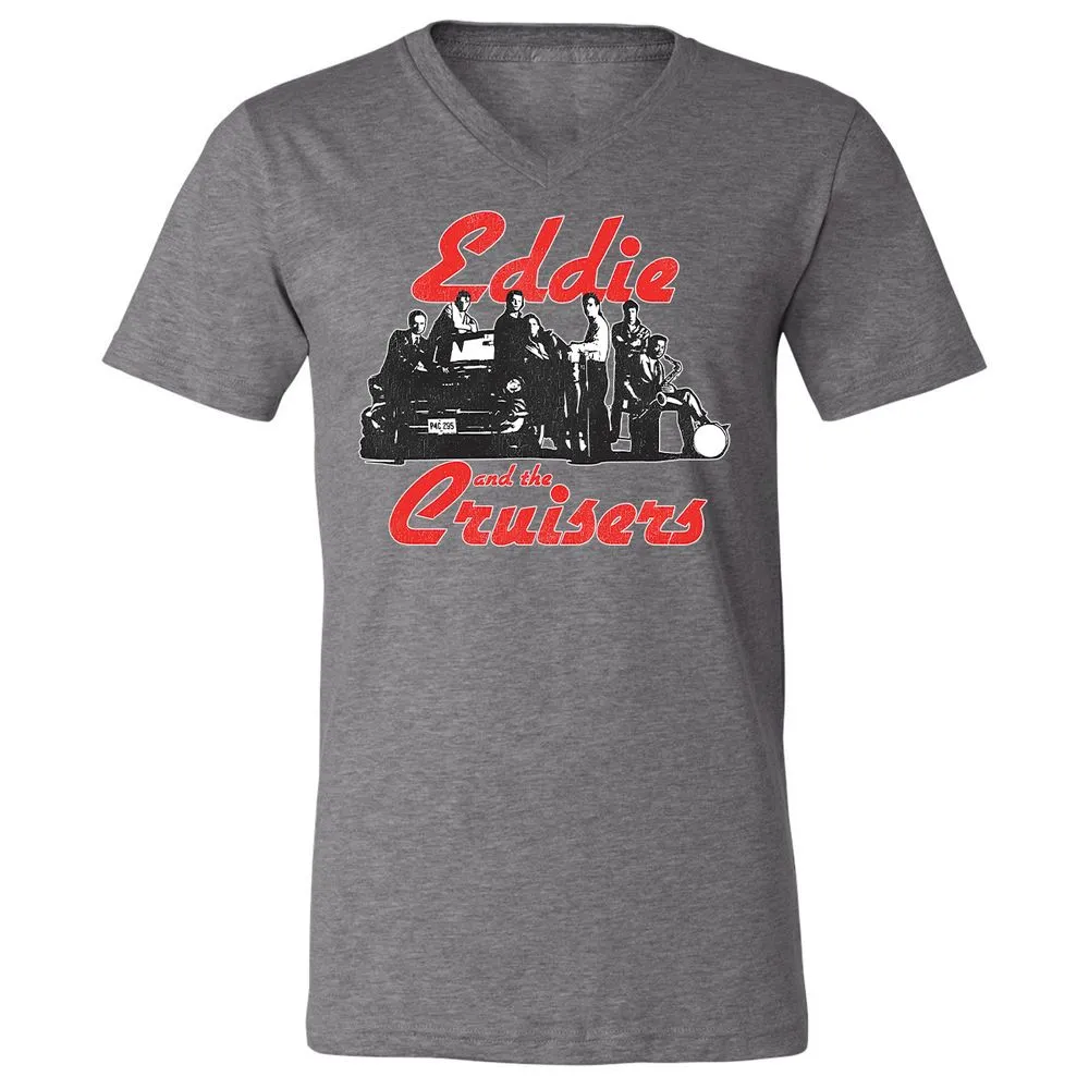 Unisex V-Neck T-Shirt - 3EGSKNKS - Deep Heather - 9