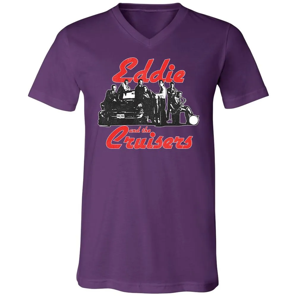 Unisex V-Neck T-Shirt - 3EGSKNKS - Team Purple - 10