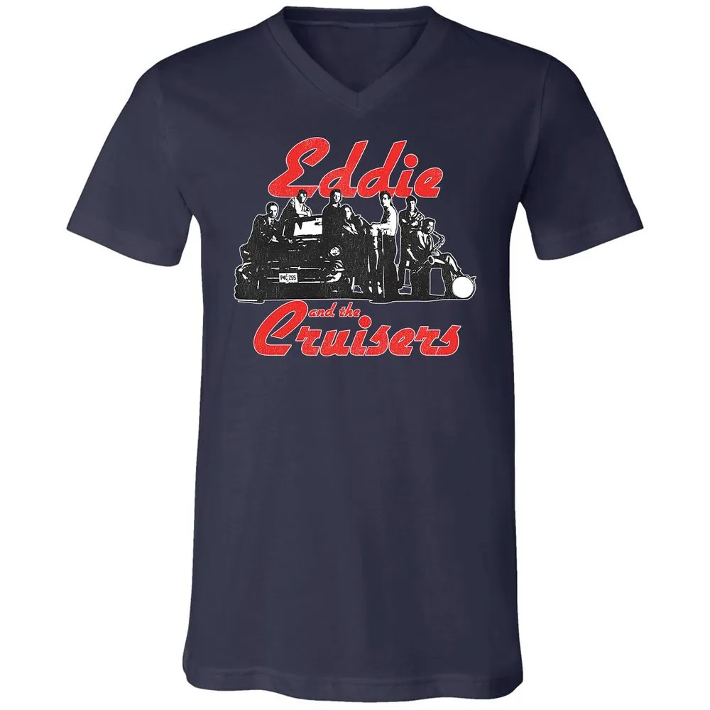 Unisex V-Neck T-Shirt - 3EGSKNKS - Navy - 12