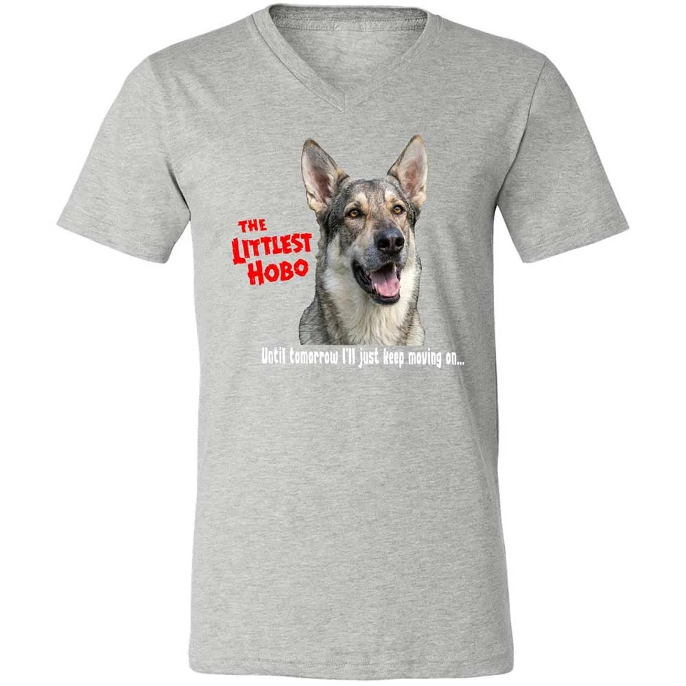 Unisex V-Neck T-Shirt - 17QFAPH8 - Athletic Heather - 15