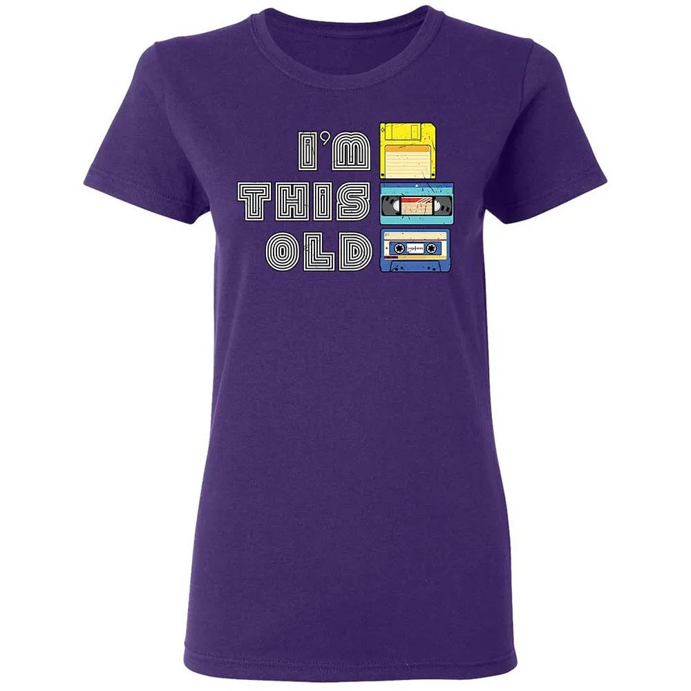 Women's T-Shirt - Black - Purple - 10