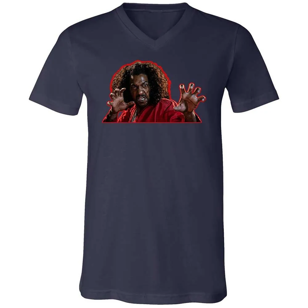 Unisex V-Neck T-Shirt - E8N5JLHV - Navy - 2