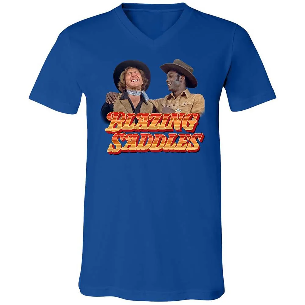 Unisex V-Neck T-Shirt - MMVHQPFW - True Royal - 3