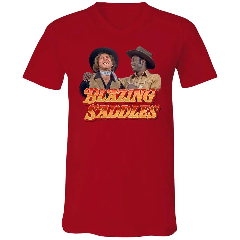 Unisex V-Neck T-Shirt - MMVHQPFW - Red - 5