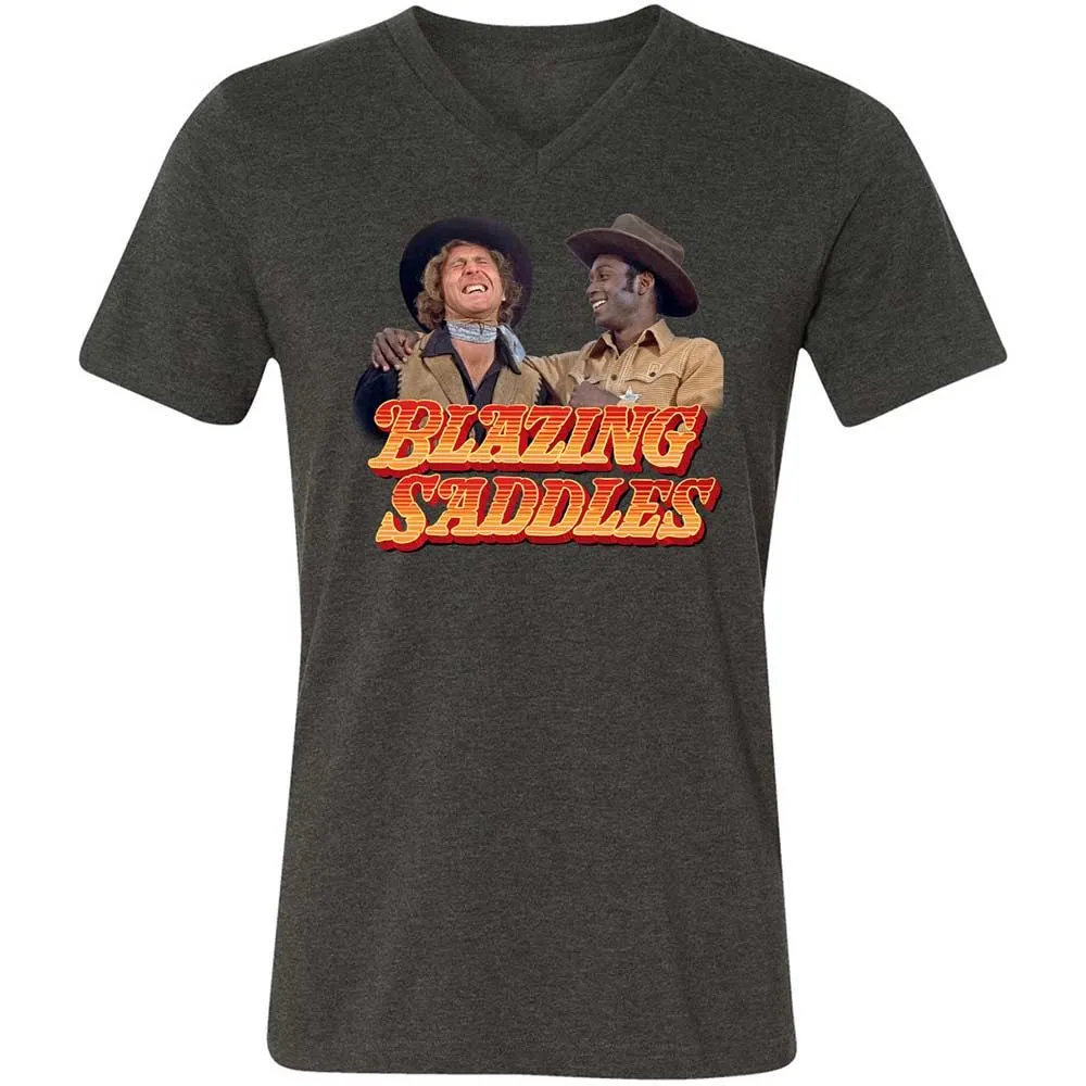 Unisex V-Neck T-Shirt - MMVHQPFW - Dark Grey Heather - 8