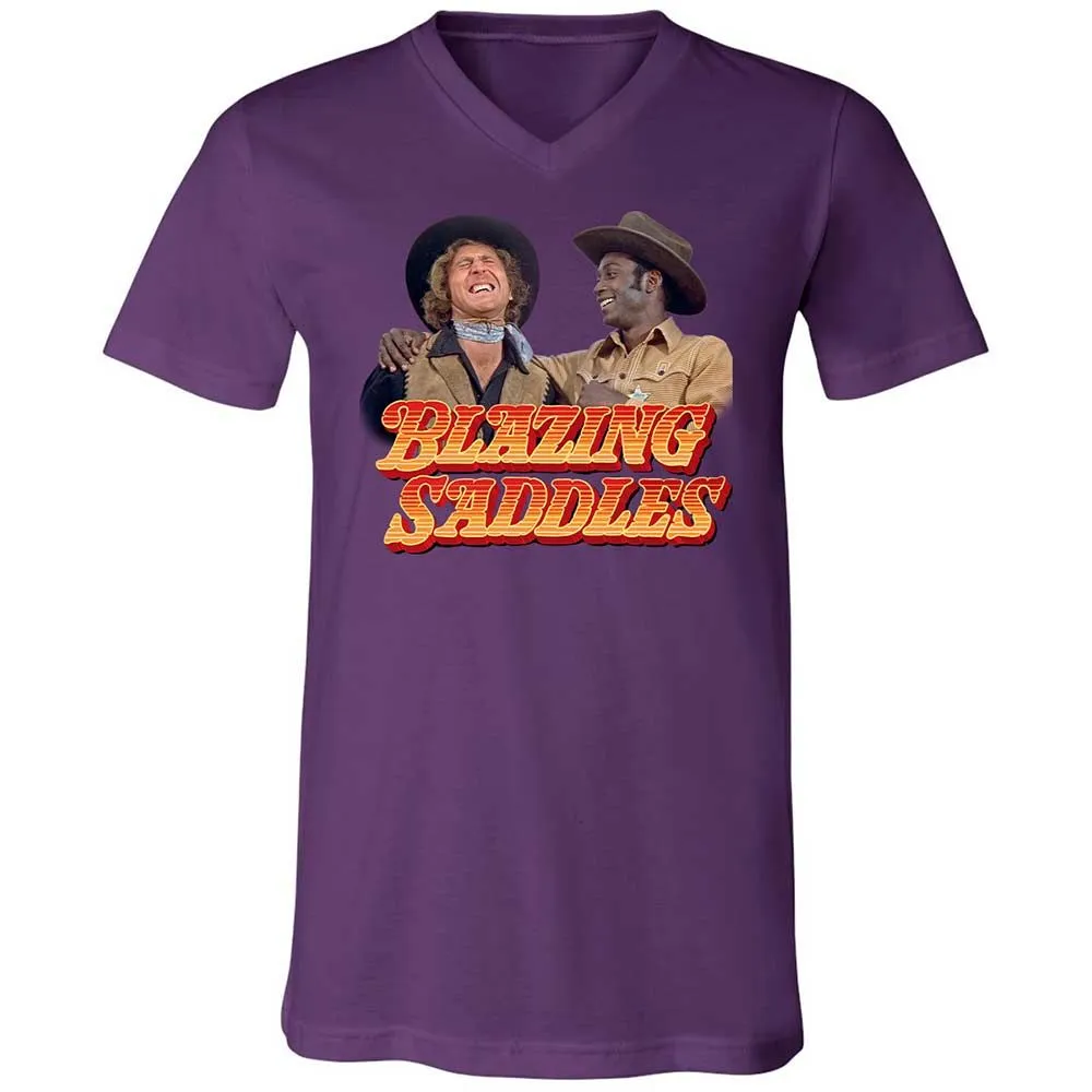 Unisex V-Neck T-Shirt - MMVHQPFW - Team Purple - 10