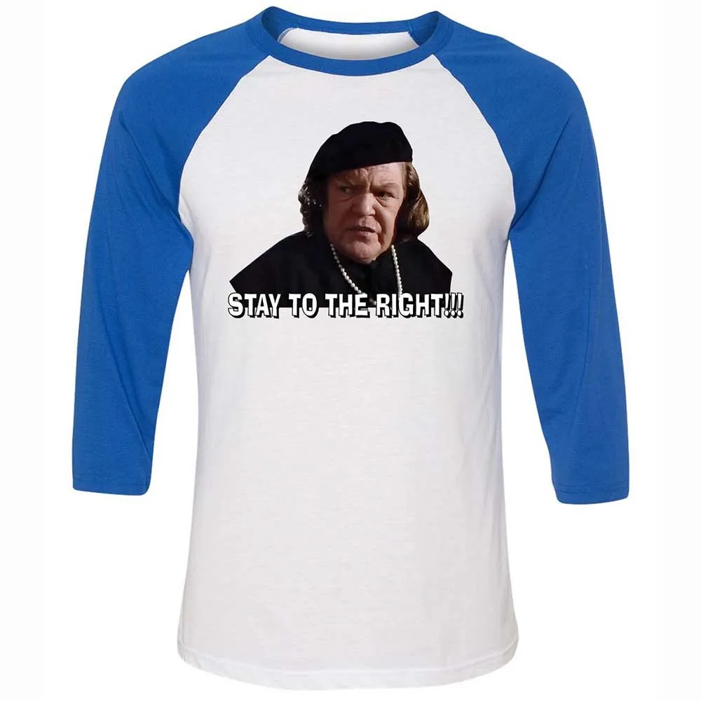 Unisex 3/4 Baseball Tee - 5KEXEMKQ - White/True Royal - 10