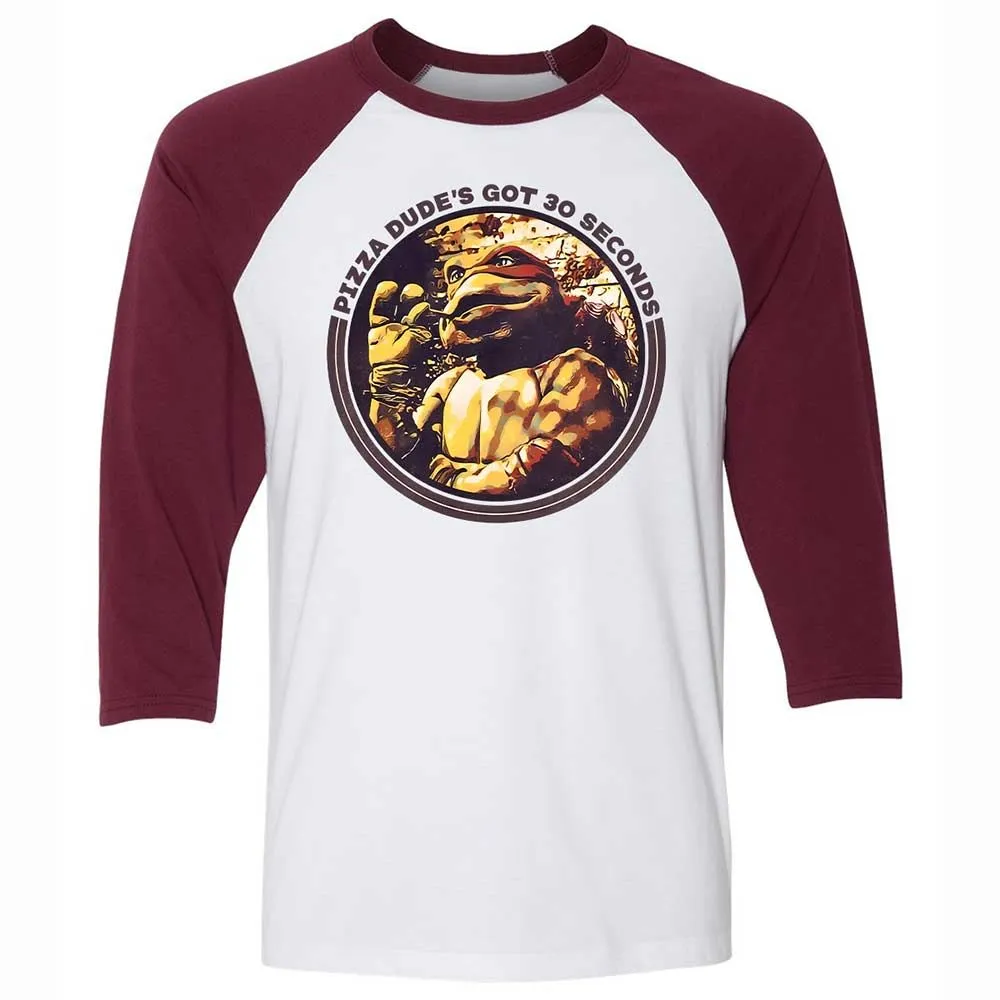 Unisex 3/4 Baseball Tee - UHP5MF2B - White/Maroon - 7