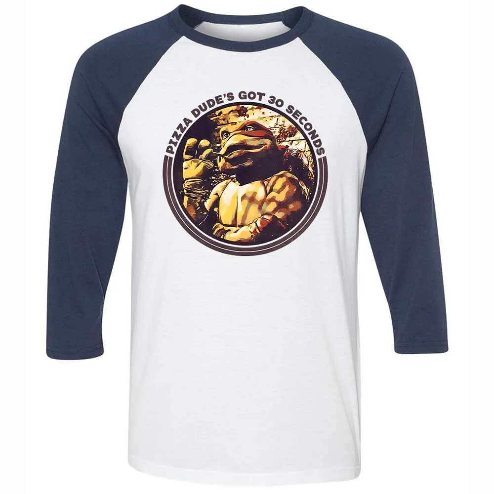 Unisex 3/4 Baseball Tee - UHP5MF2B - White/Navy - 8