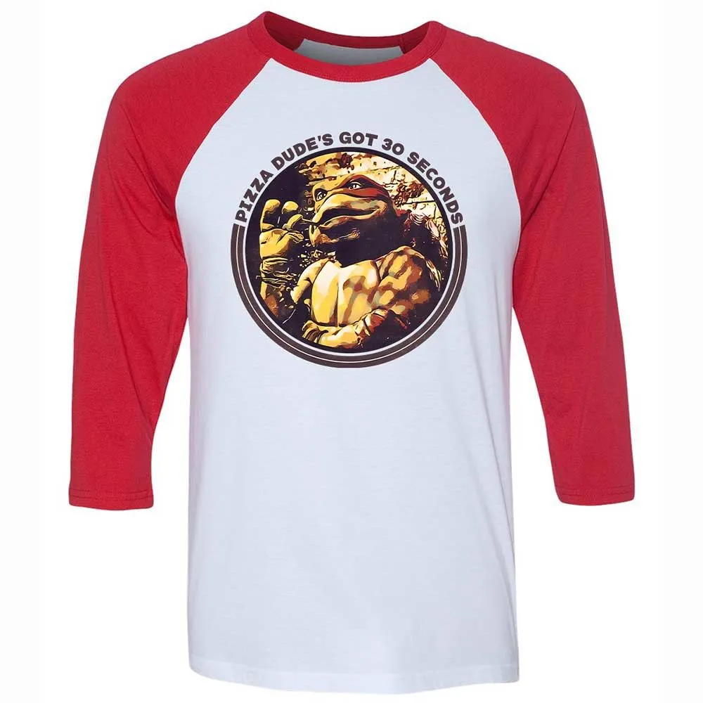 Unisex 3/4 Baseball Tee - UHP5MF2B - White/Red - 9