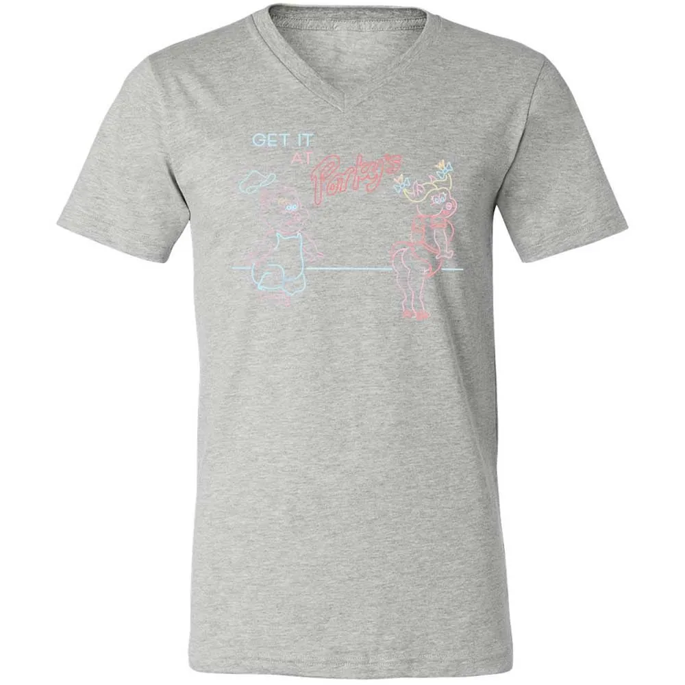 Unisex V-Neck T-Shirt - CNWSTWEY - Athletic Heather - 15