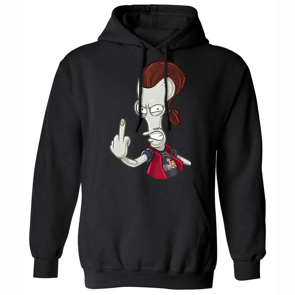 Classic Unisex Hoodie - UF1L7RK8 - Black - 14