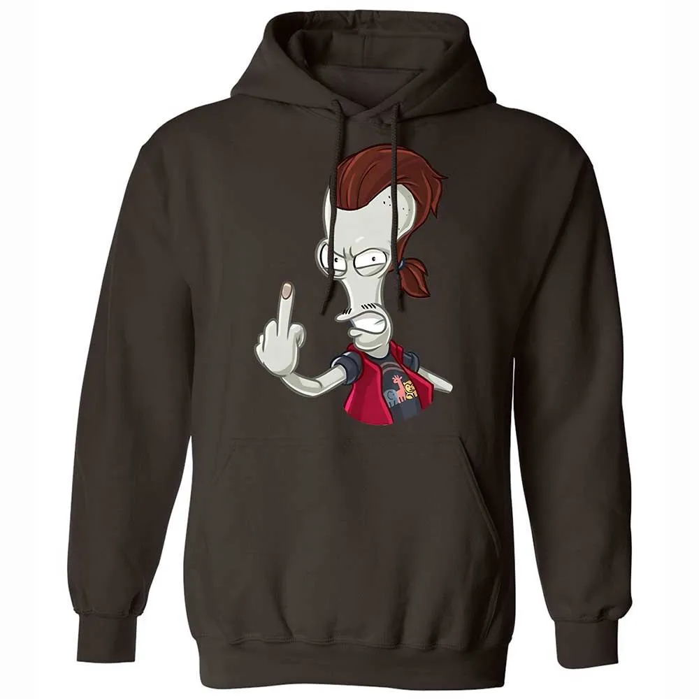 Classic Unisex Hoodie - UF1L7RK8 - Dark Chocolate - 18