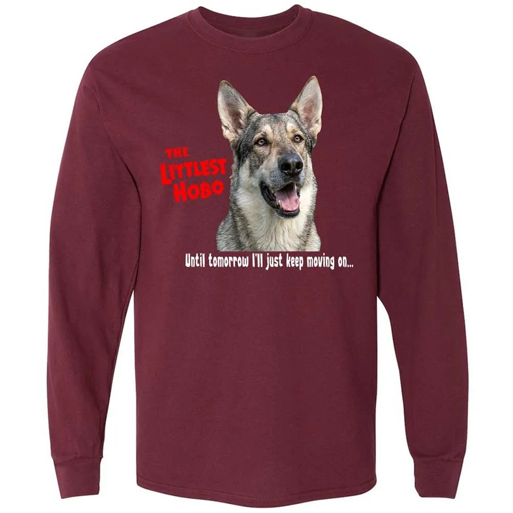 Long Sleeve T-Shirt - HJWBSS6U - Maroon - 6