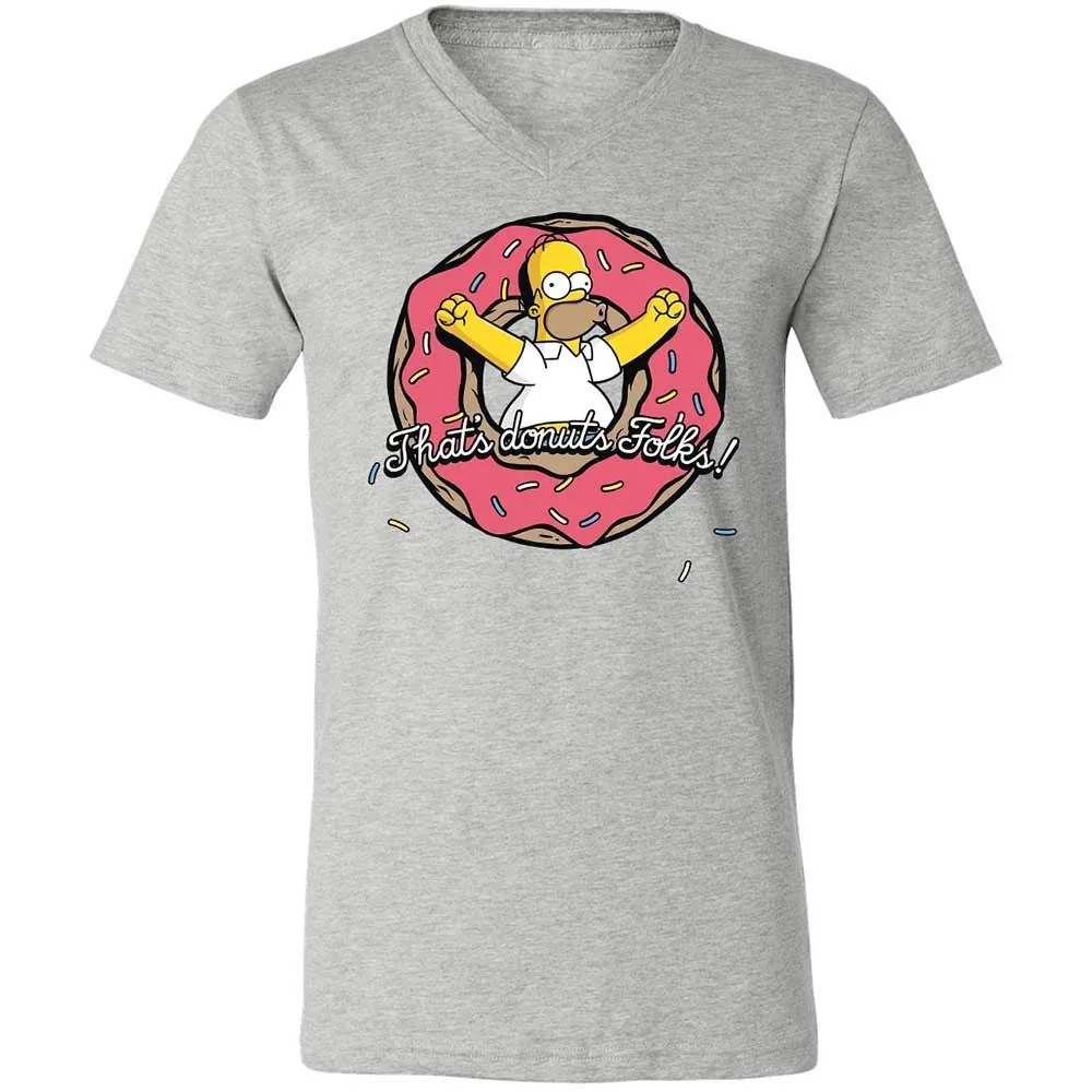 Unisex V-Neck T-Shirt - MPKF3T8D - Athletic Heather - 2