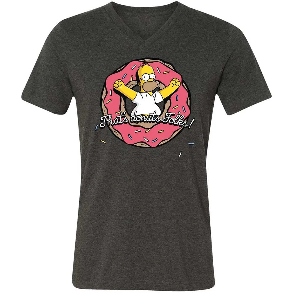 Unisex V-Neck T-Shirt - MPKF3T8D - Dark Grey Heather - 8