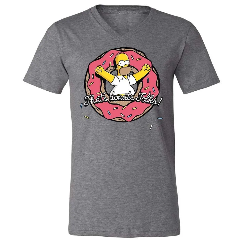 Unisex V-Neck T-Shirt - MPKF3T8D - Deep Heather - 9