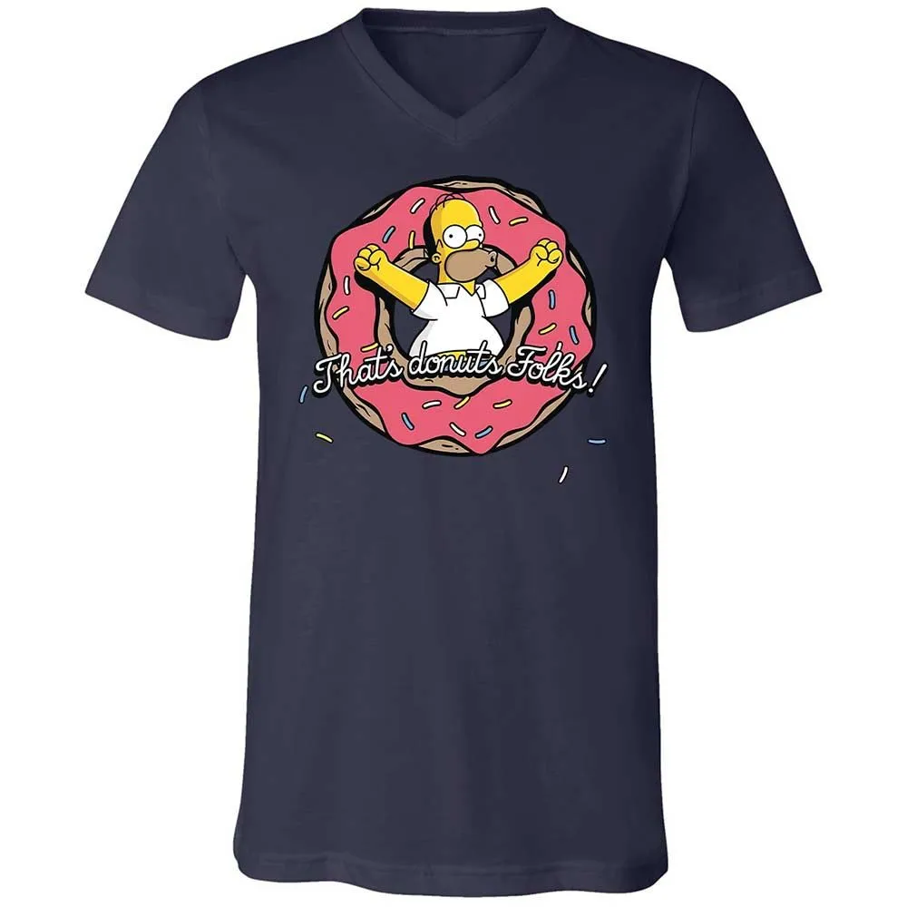 Unisex V-Neck T-Shirt - MPKF3T8D - Navy - 12