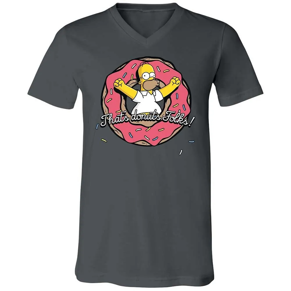 Unisex V-Neck T-Shirt - MPKF3T8D - Asphalt - 16