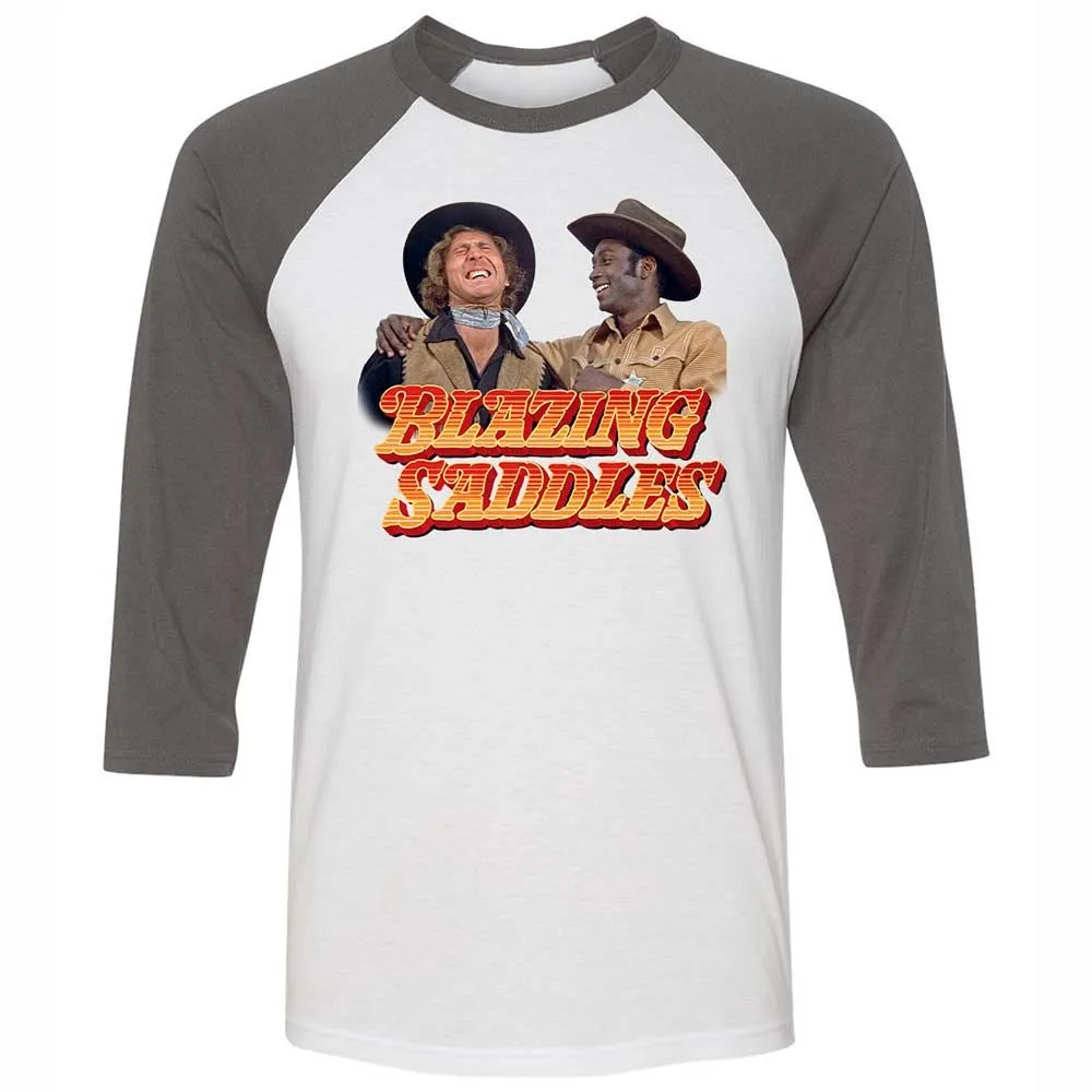 Unisex 3/4 Baseball Tee - X5F81FTU - White/Asphalt - 2