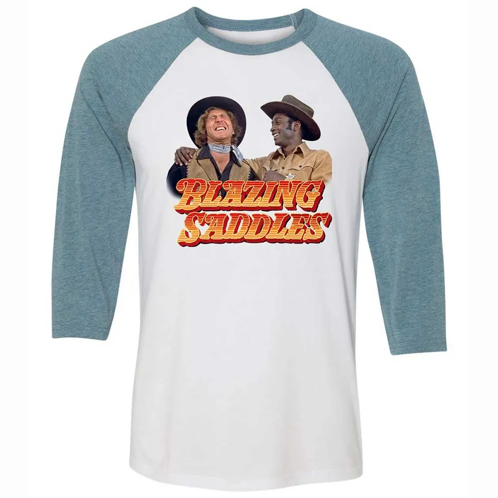 Unisex 3/4 Baseball Tee - X5F81FTU - White/Denim - 3