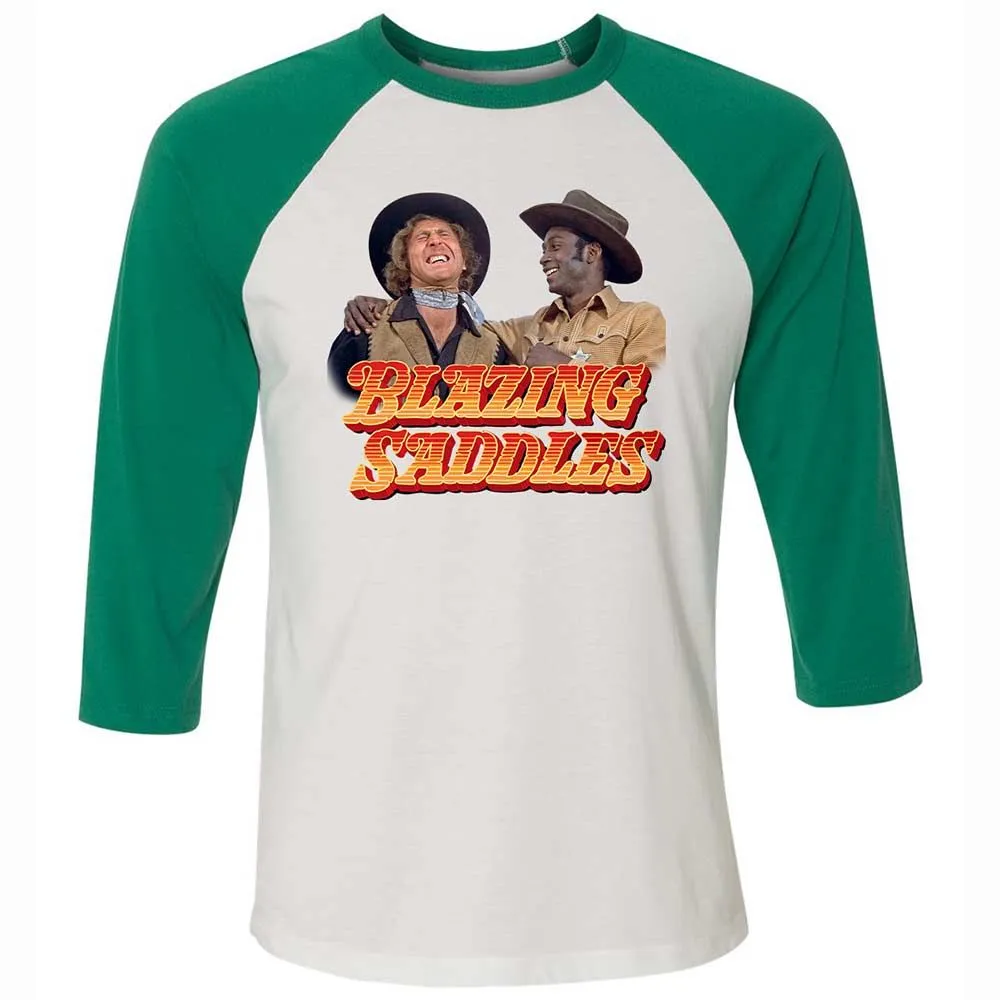 Unisex 3/4 Baseball Tee - X5F81FTU - White/Kelly - 6