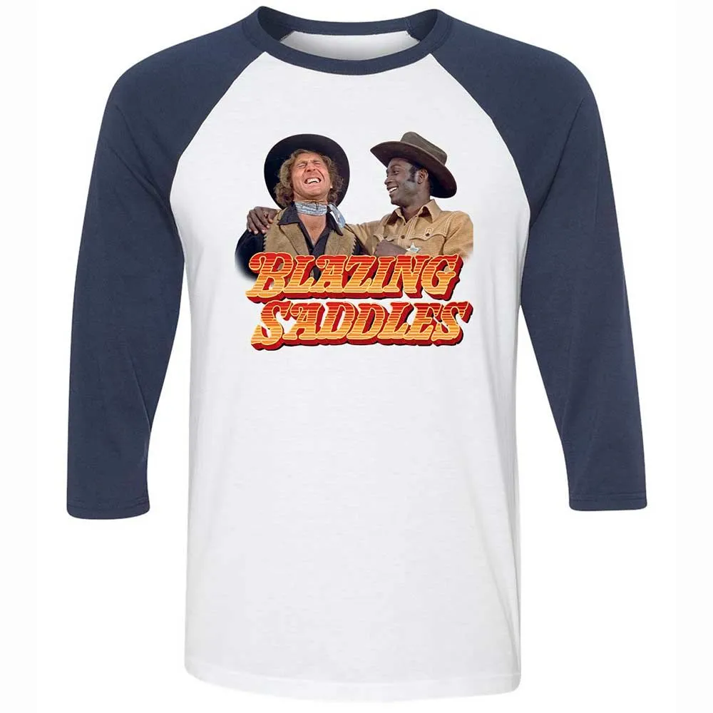 Unisex 3/4 Baseball Tee - X5F81FTU - White/Navy - 8