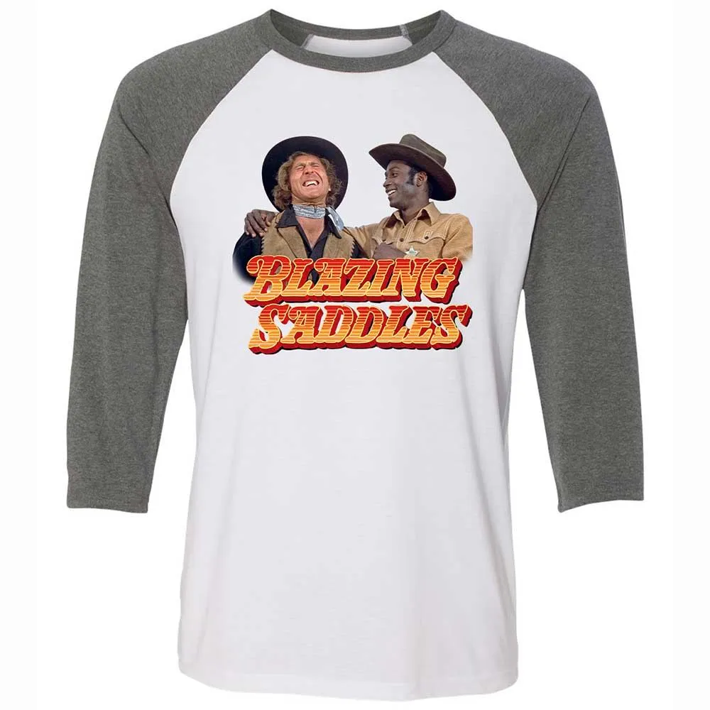 Unisex 3/4 Baseball Tee - X5F81FTU - White/Deep Heather - 11