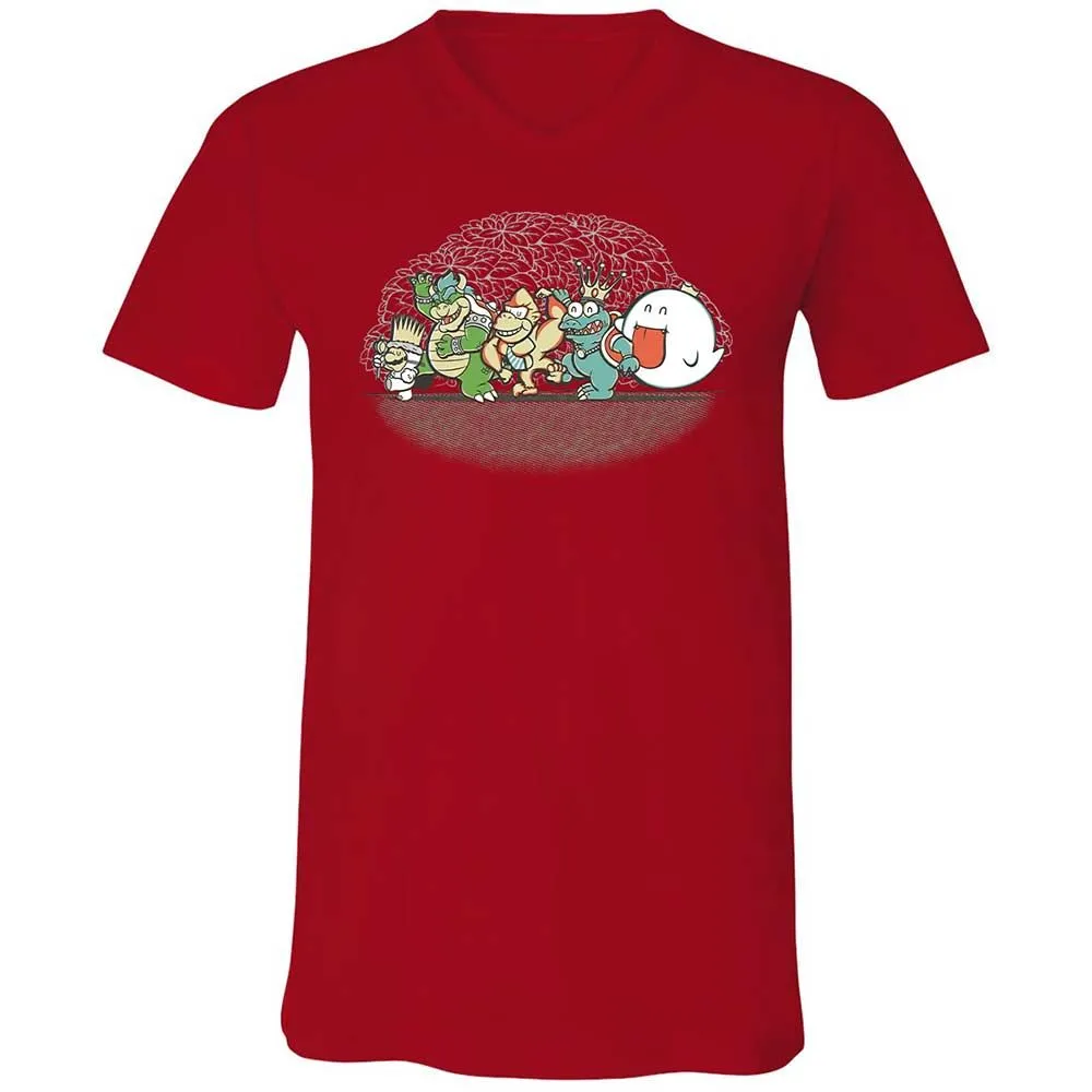 Unisex V-Neck T-Shirt - 4QJGUB1S - Red - 5