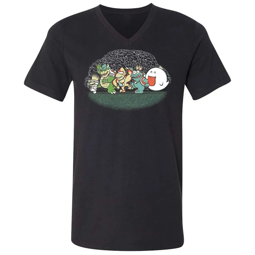 Unisex V-Neck T-Shirt - 4QJGUB1S - Black - 11