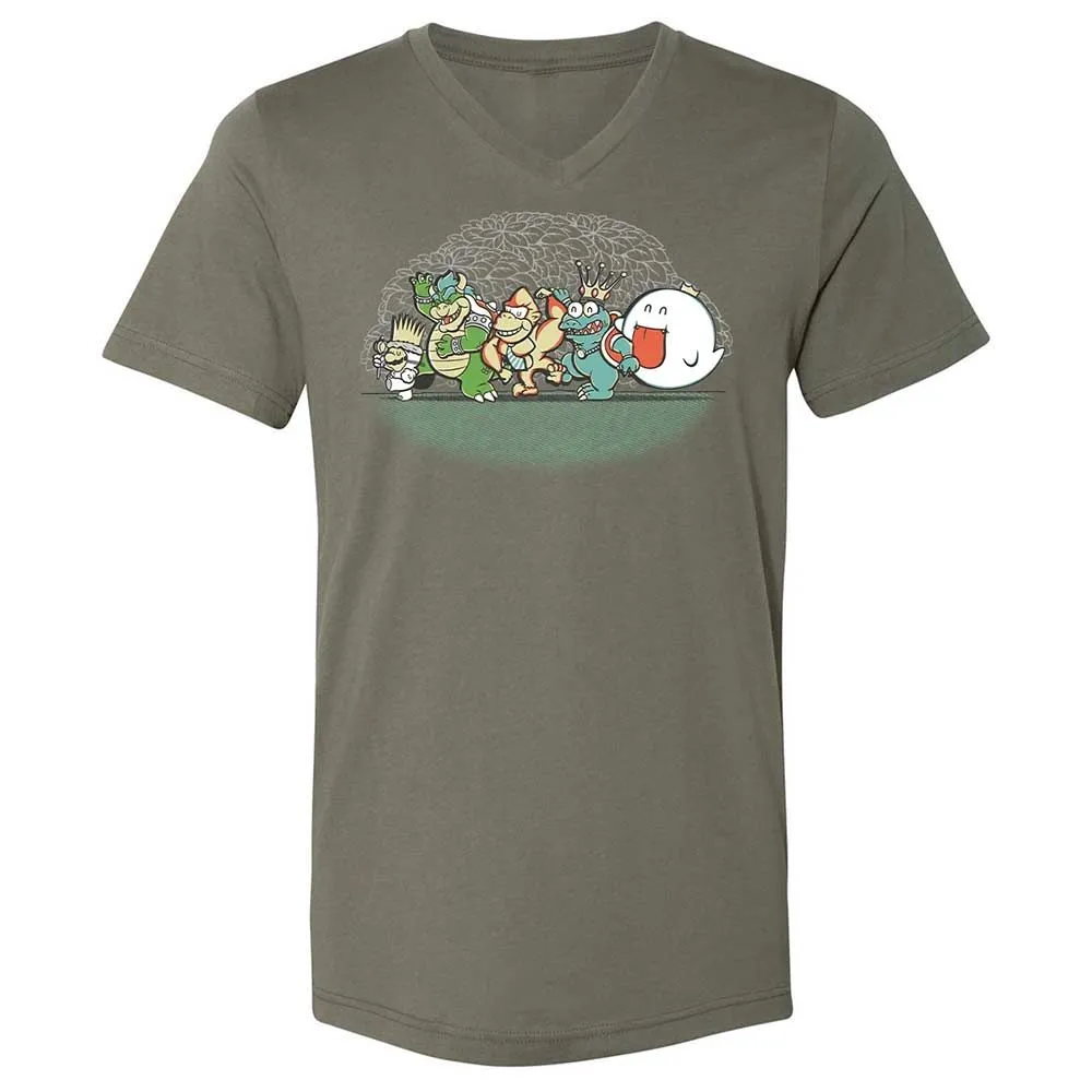 Unisex V-Neck T-Shirt - 4QJGUB1S - Military Green - 15