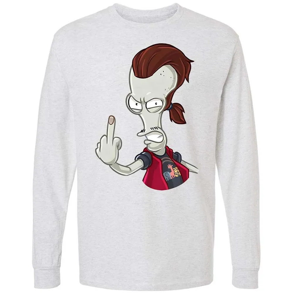 Long Sleeve T-Shirt - WMJ21X1M - Ash - 2