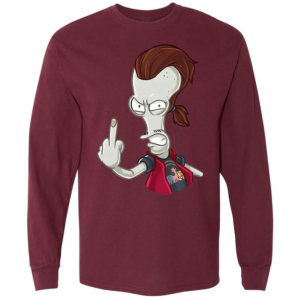 Long Sleeve T-Shirt - WMJ21X1M - Maroon - 16