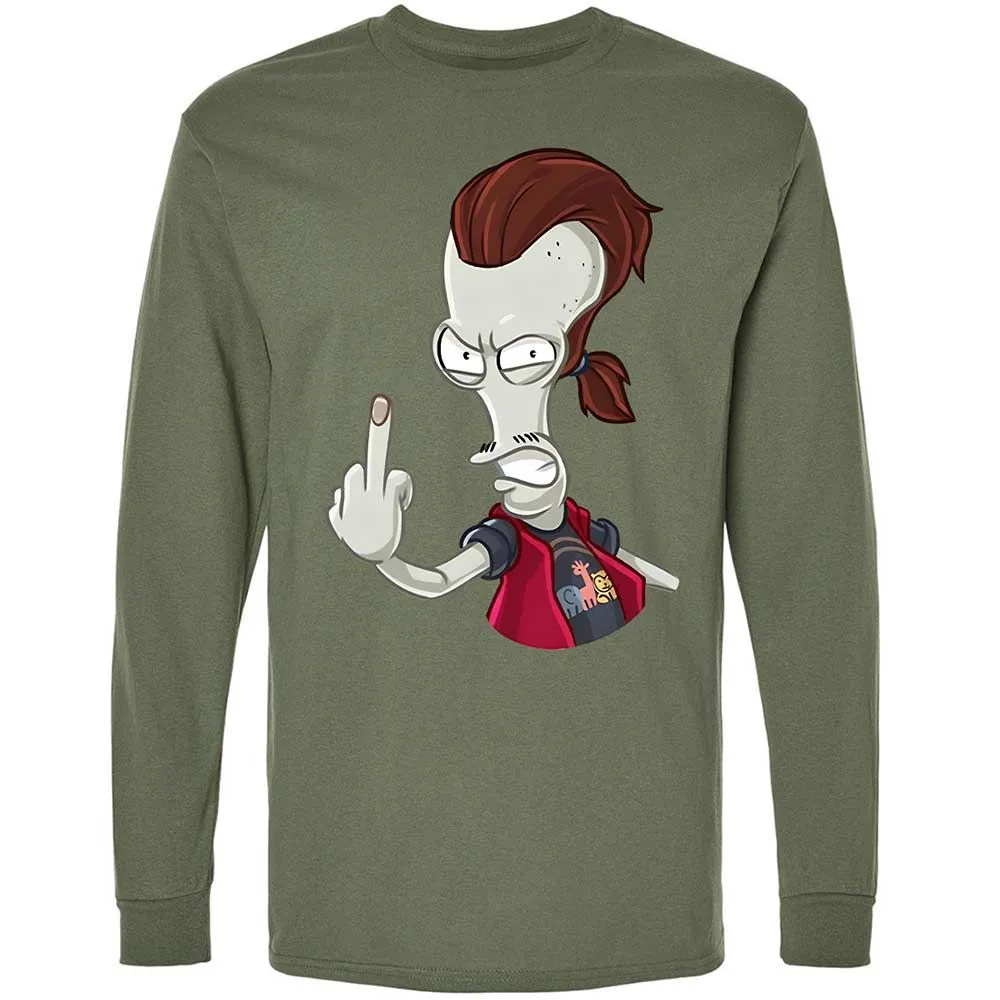 Long Sleeve T-Shirt - WMJ21X1M - Military Green - 19