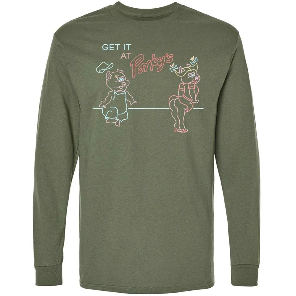 Long Sleeve T-Shirt - D5ZYC1RV - Military Green - 9