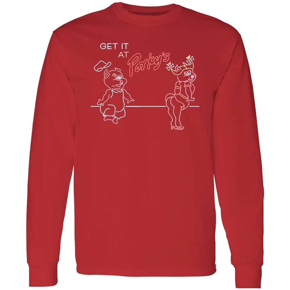 Long Sleeve T-Shirt - D5ZYC1RV - Red - 11