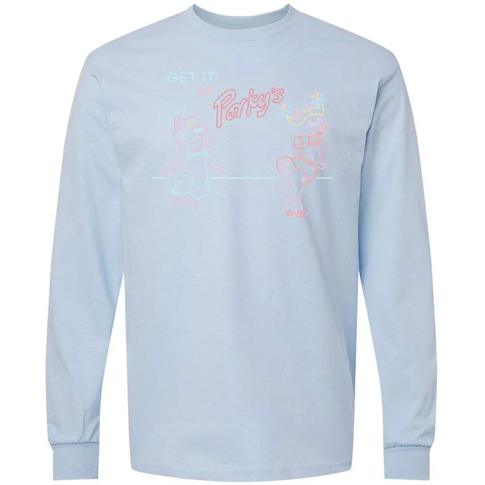 Long Sleeve T-Shirt - D5ZYC1RV - Light Blue - 18