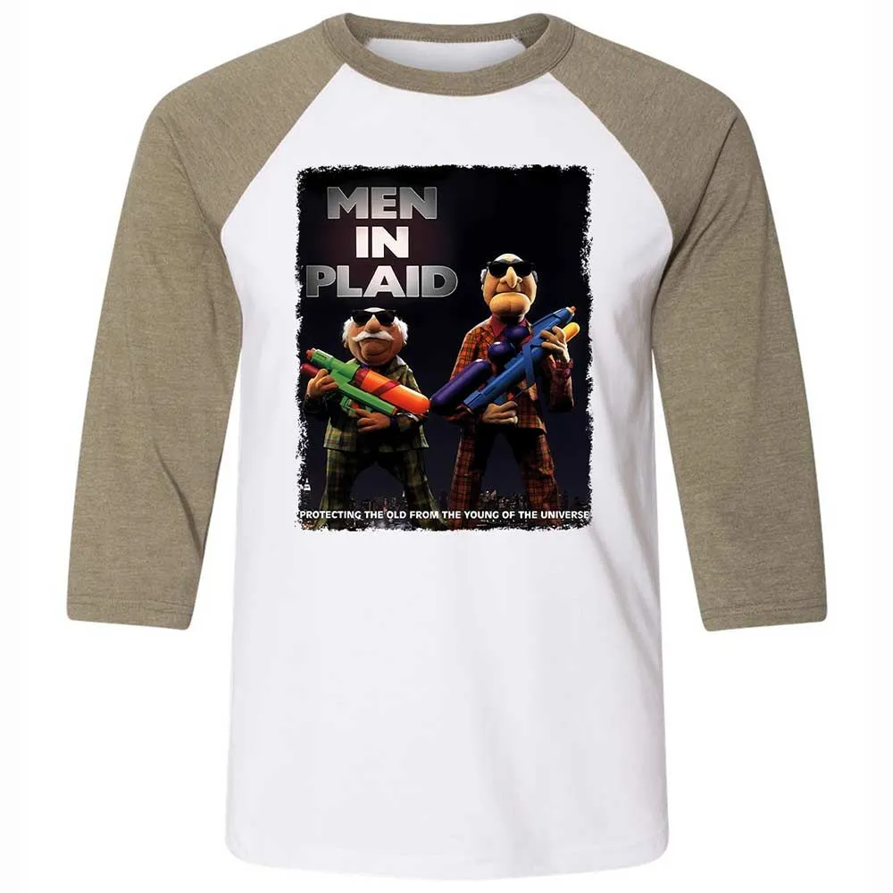 Men in Plaid - White/Heather Olive - 4