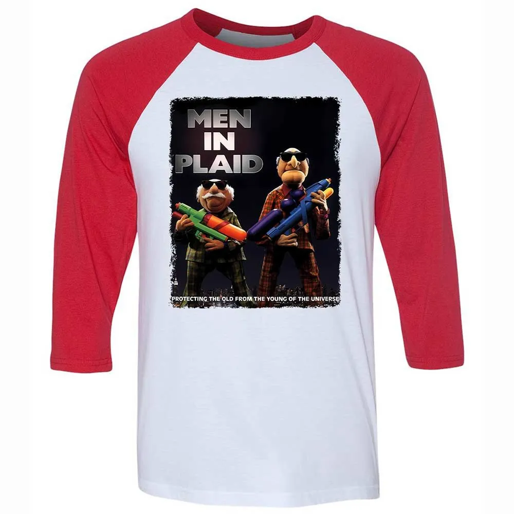 Men in Plaid - White/Red - 9