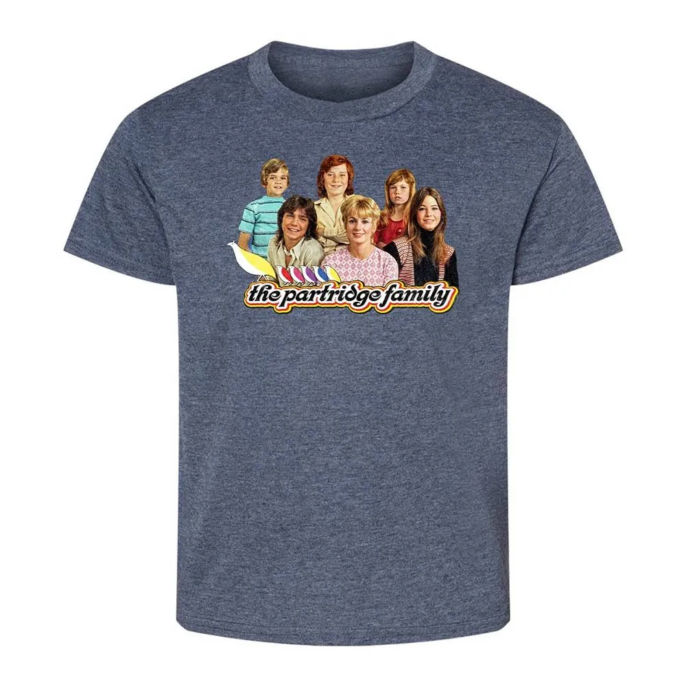 Kids T-Shirt - W2V8CQNX - Heather Navy - 9